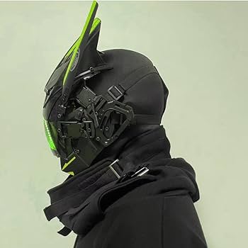 Amazon.co.jp: サイバーパンク マスク ヘルメット コスプレ小物